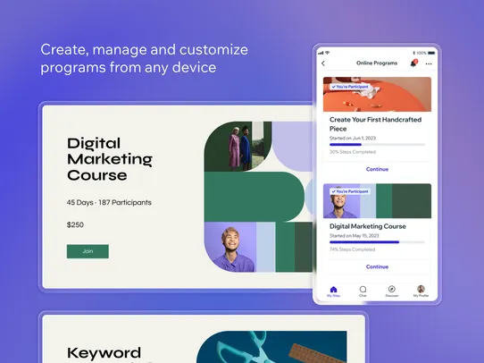 Wix Online Programs screenshot