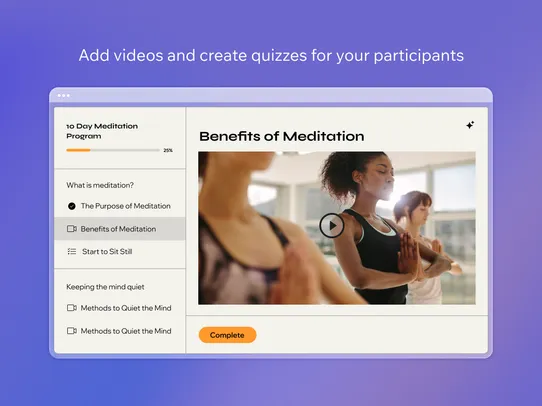 Wix Online Programs screenshot