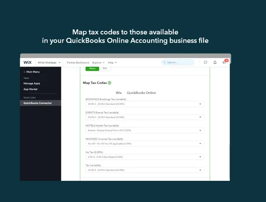 QuickBooks Connector screenshot