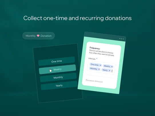 Wix Donations screenshot