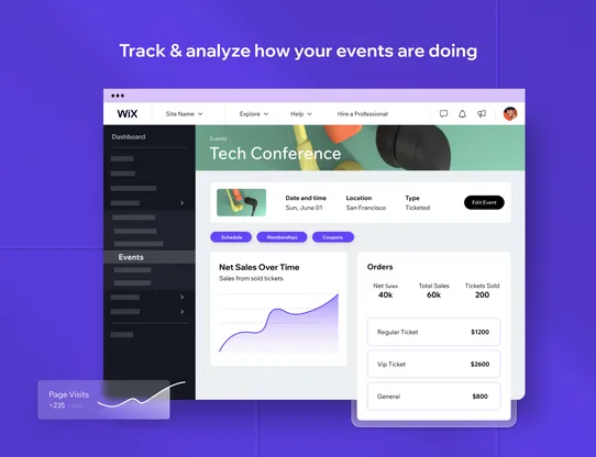 Wix Events &amp; Tickets screenshot