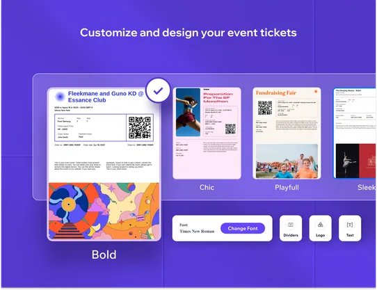 Wix Events &amp; Tickets screenshot