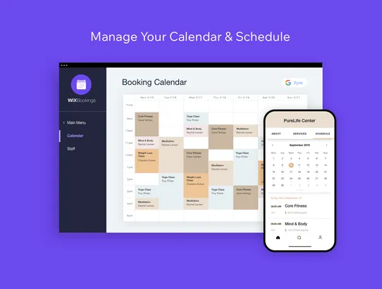 Wix Bookings screenshot