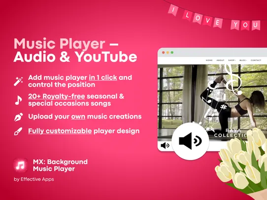 Custom Background Music Player screenshot