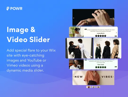 Image Slider + Video by POWR screenshot