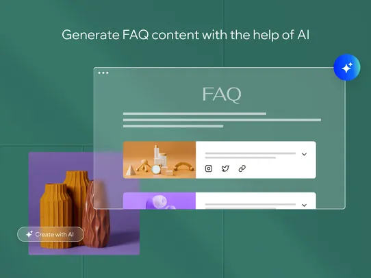 Wix FAQ screenshot