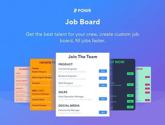 Job Board screenshot