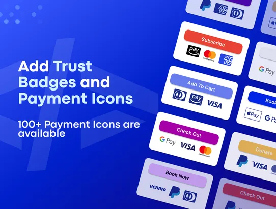 Trust Badges &amp; Payment Icons screenshot