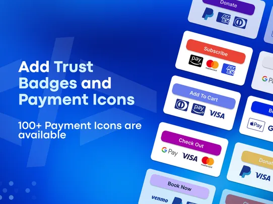 Trust Badges &amp; Payment Icons screenshot