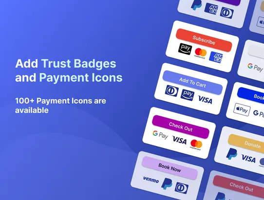 Trust Badges &amp; Payment Icons screenshot