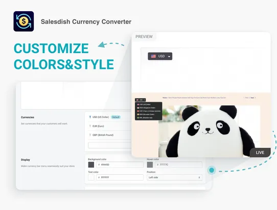 Salesdish Currency Converter screenshot