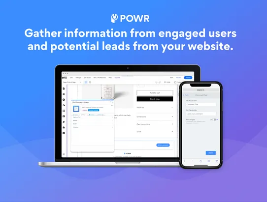 Comments by POWR screenshot