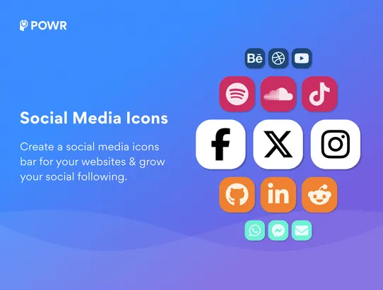 Social Media Icons screenshot