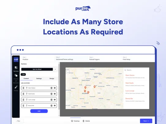 Store Locator Map screenshot