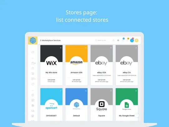 E-Marketplace Services screenshot