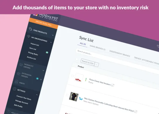 Modalyst - Dropshipping screenshot