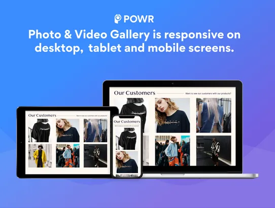 Photo &amp; Video Gallery by POWR screenshot