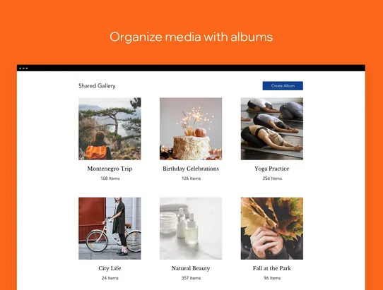 Wix Shared Gallery screenshot
