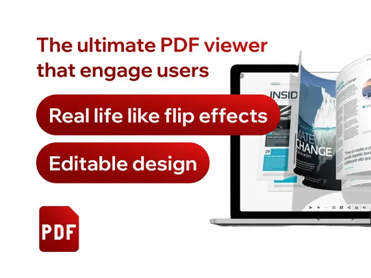 PDF: View with 3D Flip Effects screenshot