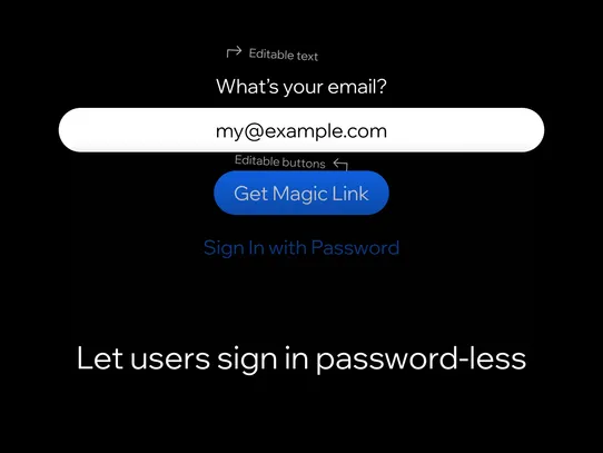 Magic: Password-less &amp; SMS screenshot