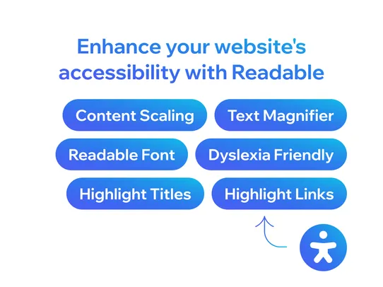 Readable: WCAG Accessibility screenshot