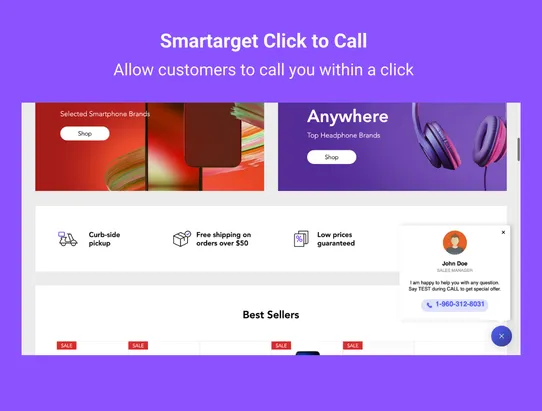 Smartarget Click to Call screenshot