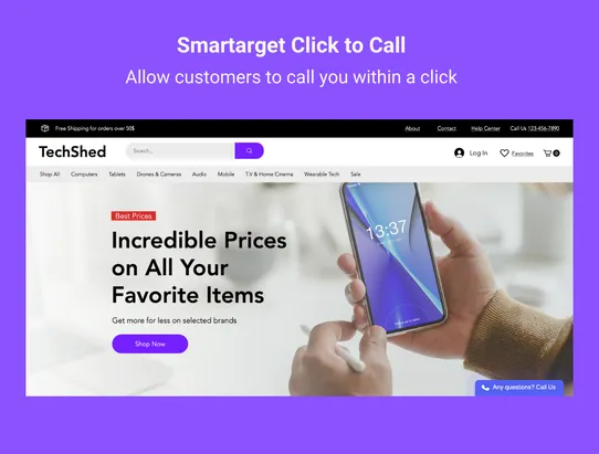 Smartarget Click to Call screenshot