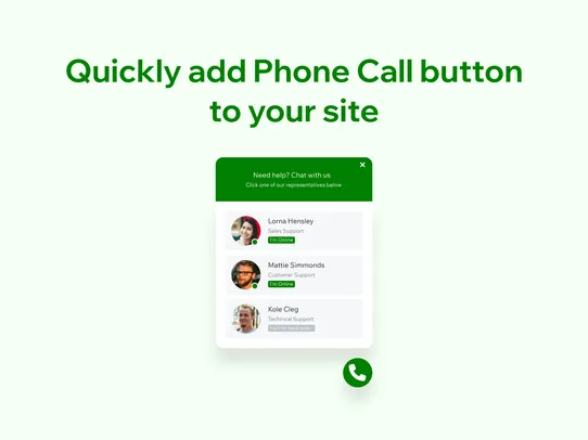 Phone: Start Call Button screenshot