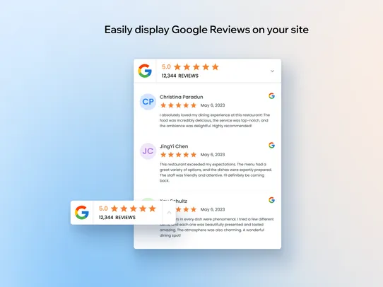 Google Reviews PRO screenshot