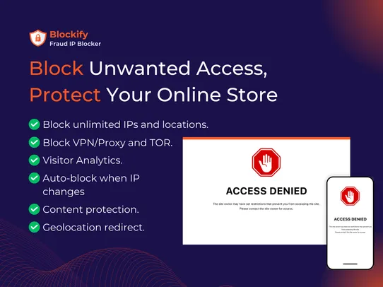 Blockify: IP &amp; Country Blocker screenshot