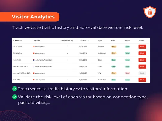 Blockify: IP &amp; Country Blocker screenshot