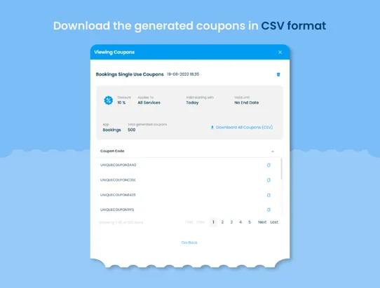 Bulk Coupon Generator screenshot