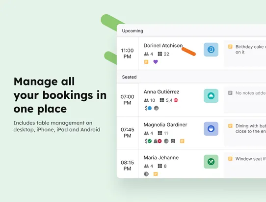 Eat App - Restaurant Bookings screenshot