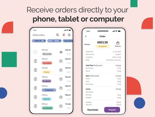 Online food orders by Grafterr screenshot