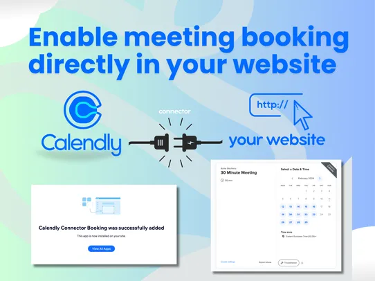 Calendly Connector Booking screenshot