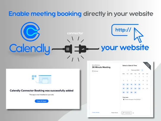 Calendly Connector Booking screenshot