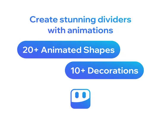 Dividers: Animated &amp; Stunning screenshot