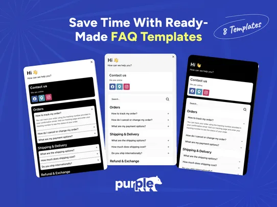 FAQ screenshot