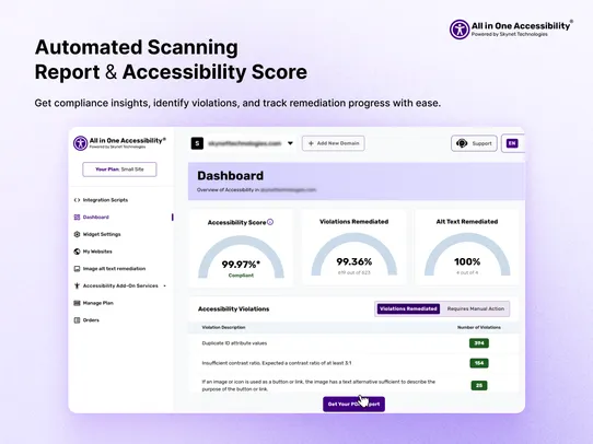 All in One Accessibility screenshot