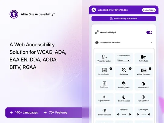 All in One Accessibility screenshot
