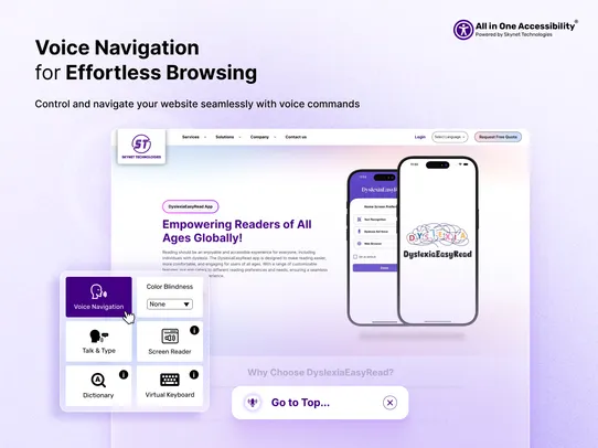 All in One Accessibility screenshot