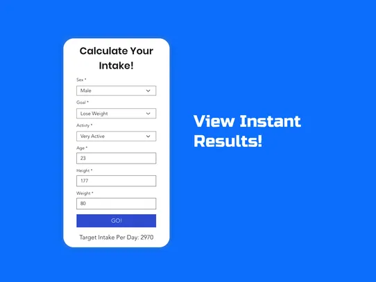 Calories Calculator screenshot