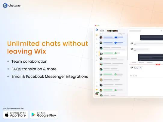 Live Chat &amp; WhatsApp Chatway screenshot