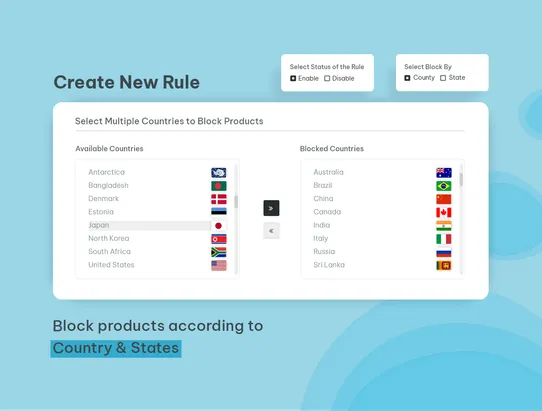 Product Blocker Geo &amp; IP screenshot