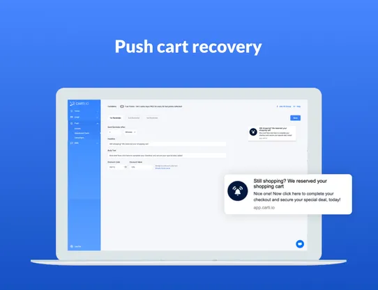 Carti Abandoned Cart Recovery screenshot