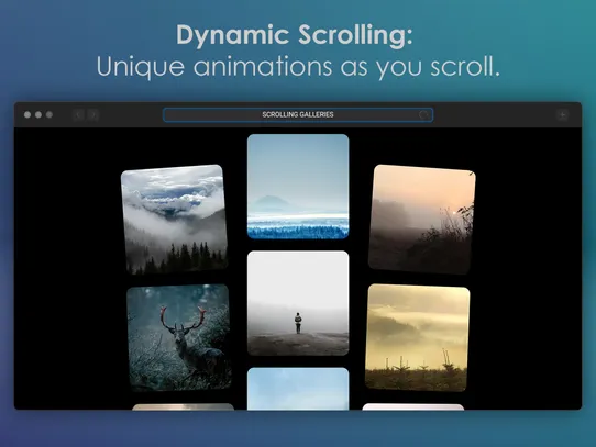 Scrolling Galleries screenshot