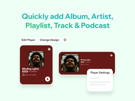 Spotify Music Player screenshot