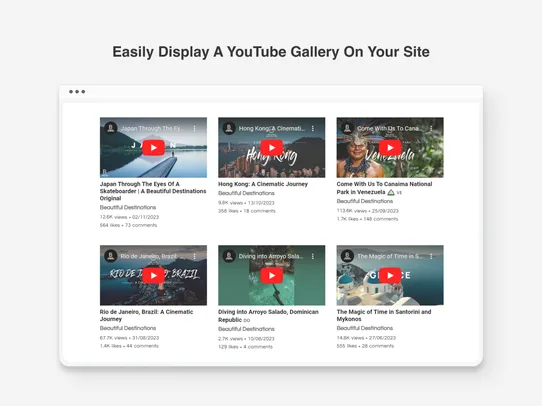 Youtube Gallery screenshot