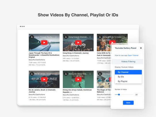 Youtube Gallery screenshot