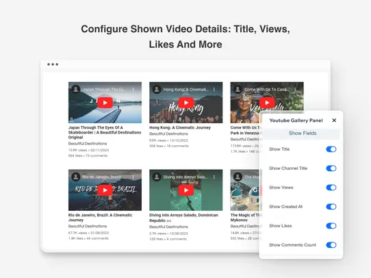 Youtube Gallery screenshot